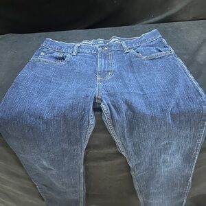 Classic Blue Denim Jeans-st John’s bay relaxed straight-size 34x30-#473